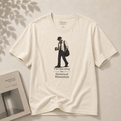 I'm Operating On Historical Momentum | Funny Skeleton T-Shirt | Vintage Graphic Tee | HIMO